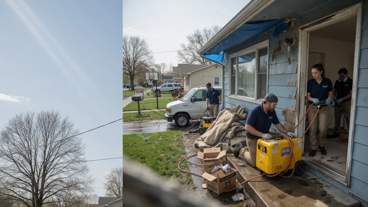 Basement Flood Cleanup in Mcpherson, KS near me